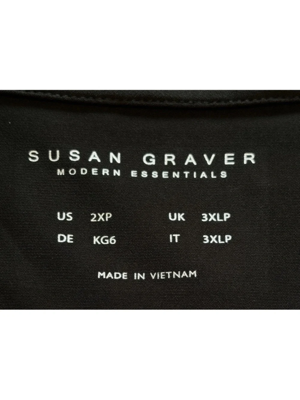 Susan Graver Modern Essentials Liquid Knit Top Size 2XP - Picture 5 of 11